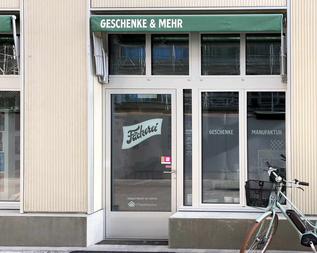 Reklame Vorschriften für handgemalte Schaufensterbeschriftung - Brigitte Jaggi Schriftenmalerei Winterthur